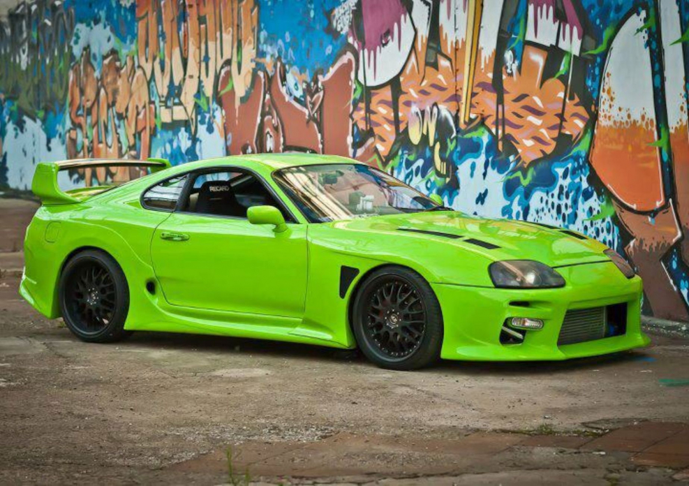 Toyota Supra a80 Green