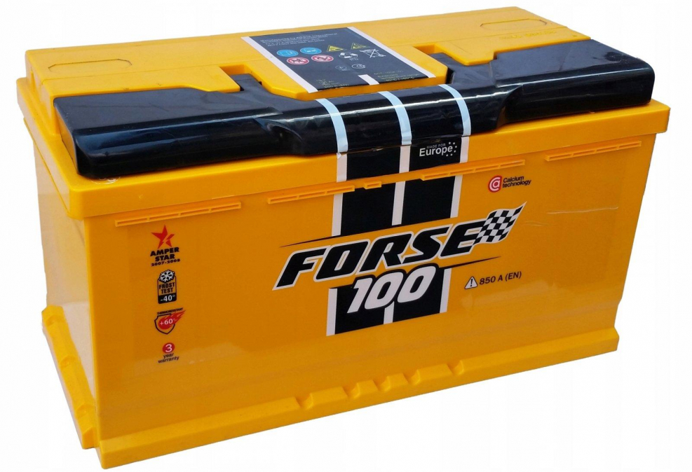 Аккумулятор forse 6ст-100r 850а