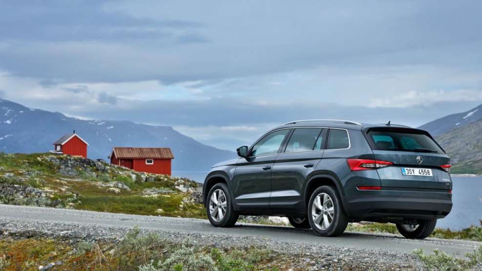 Skoda Кодиак серый