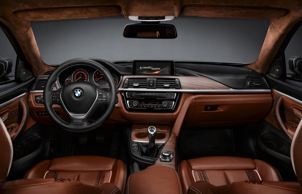BMW f32 салон