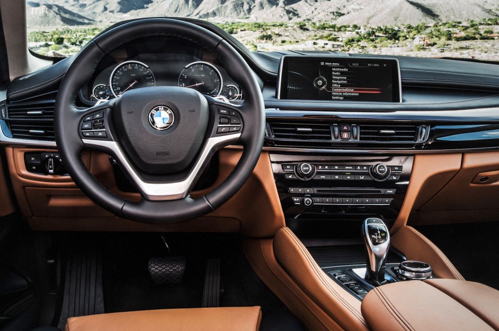 BMW x6 2014 салон