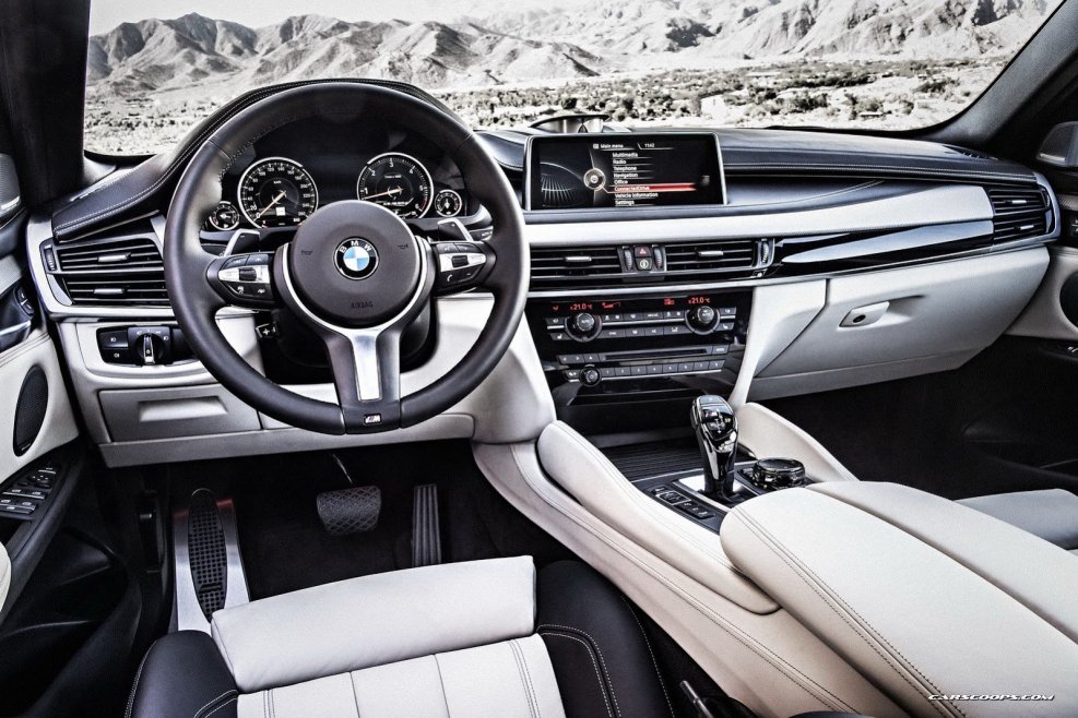 BMW x6 2017 салон