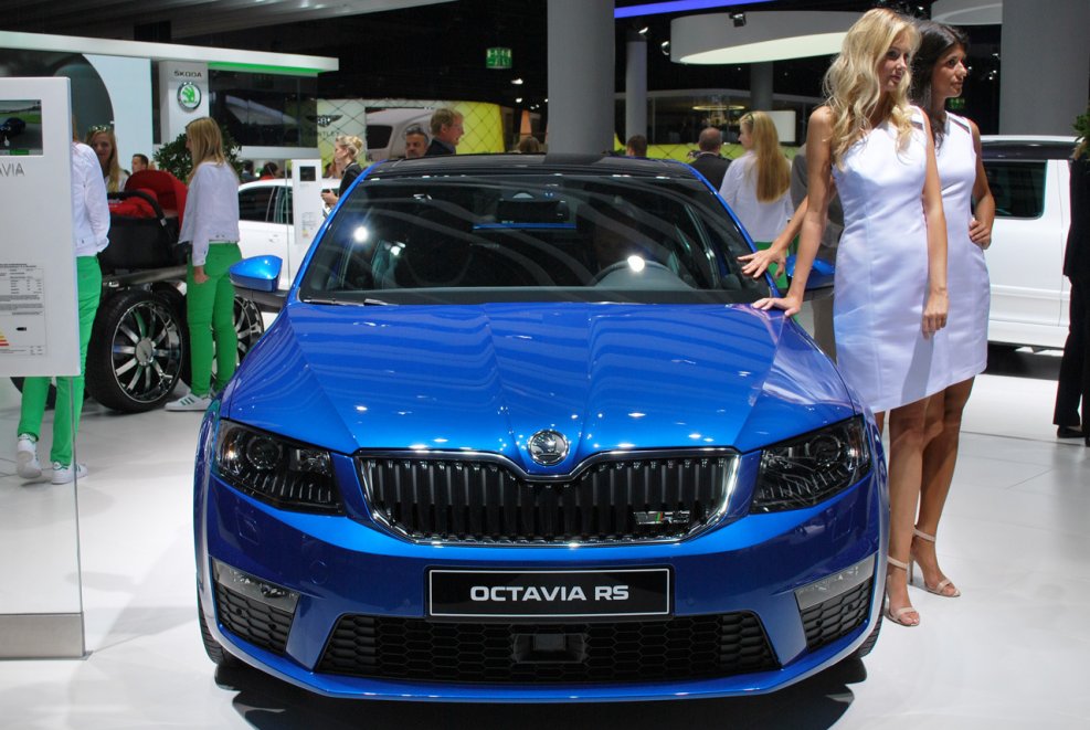 Skoda Octavia RS a7 2018 Blue