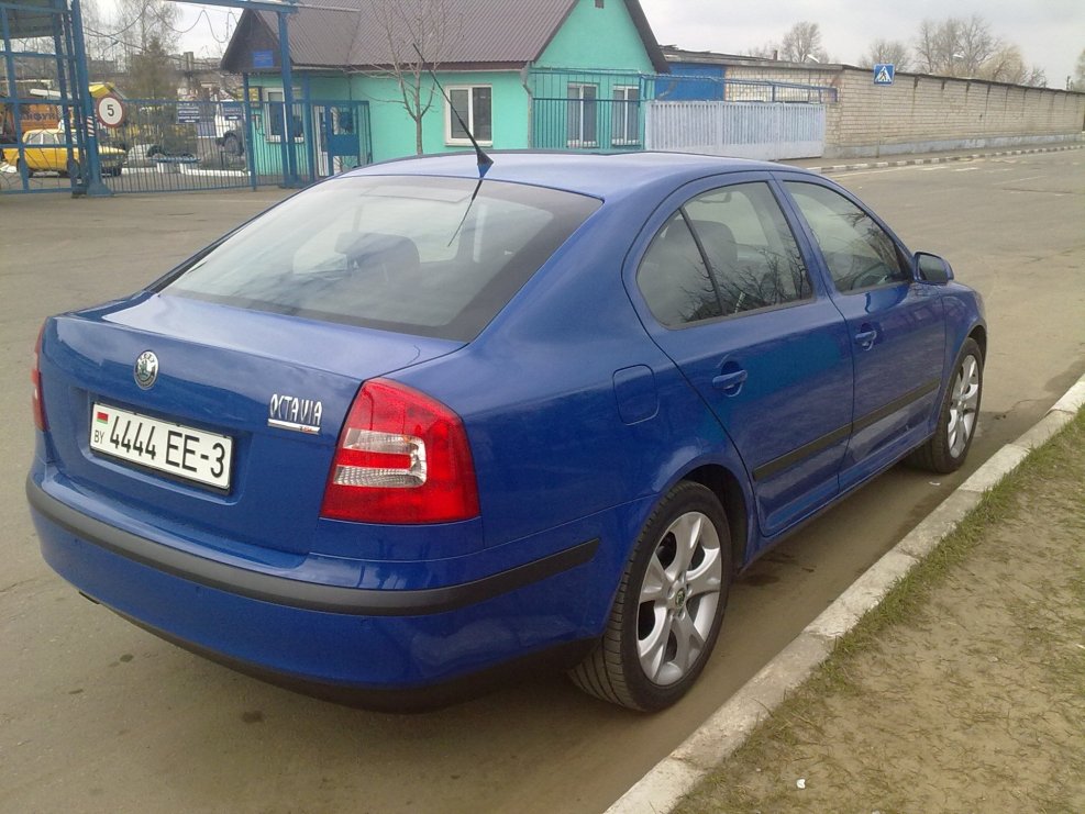 Skoda Octavia 2008 синяя