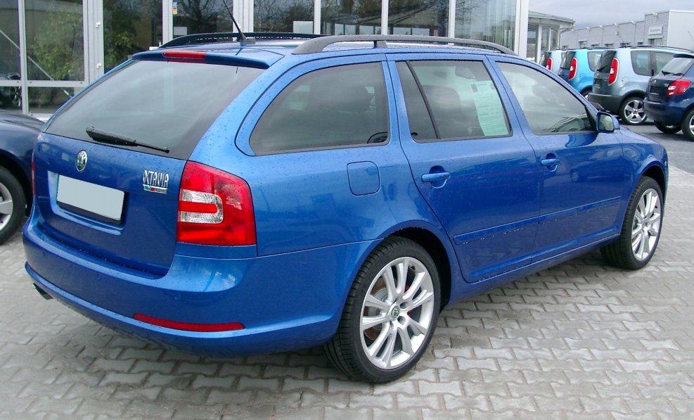 Шкода Октавия 2005 синяя