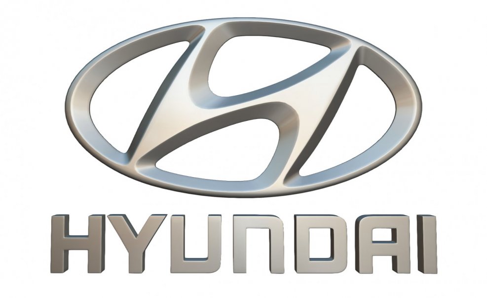 Hyundai 3d model logo
