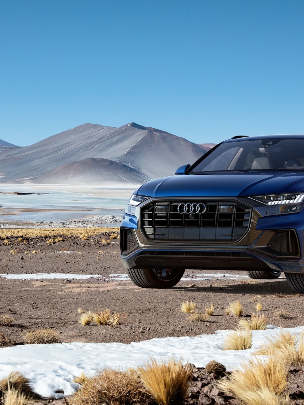 Audi q8 White poster