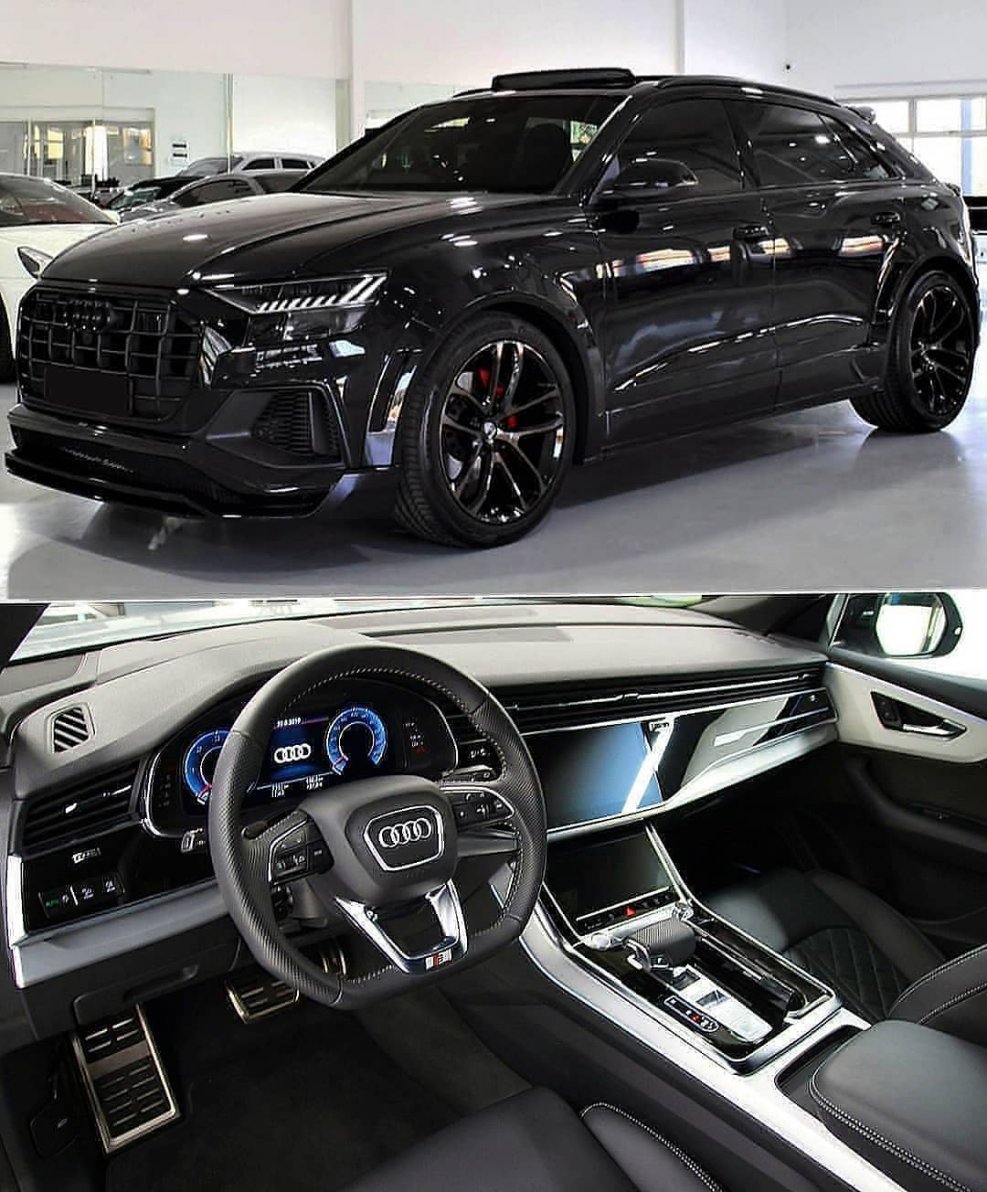 Audi q8 2018 черная