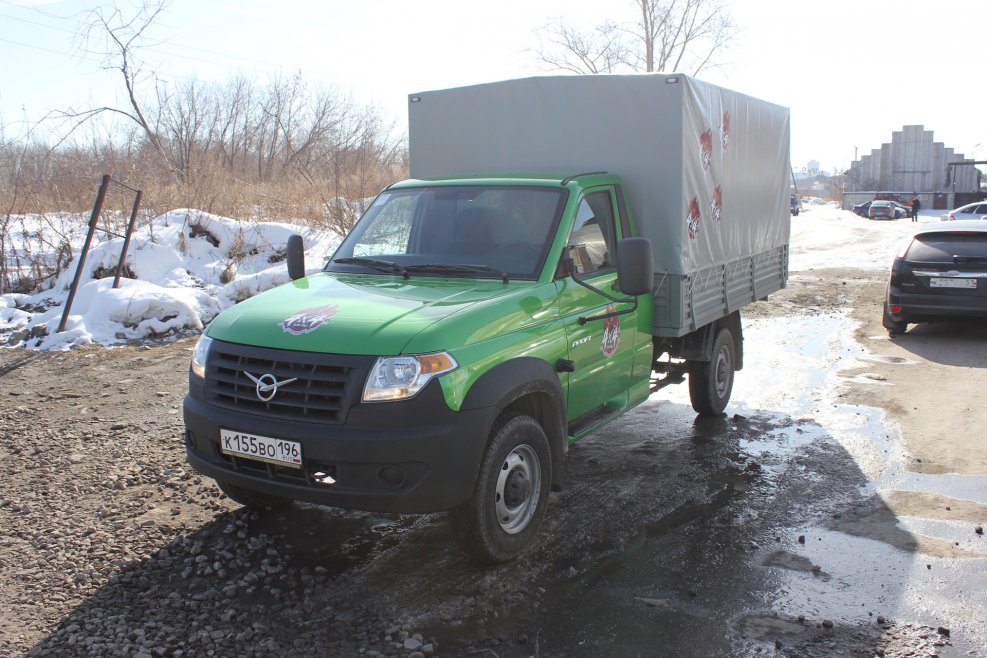 Панель нового образца на УАЗ профи