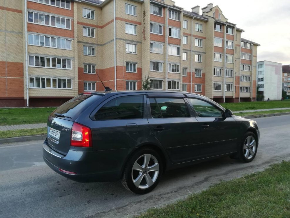 Тонированная Шкода Октавия а5 универсал
