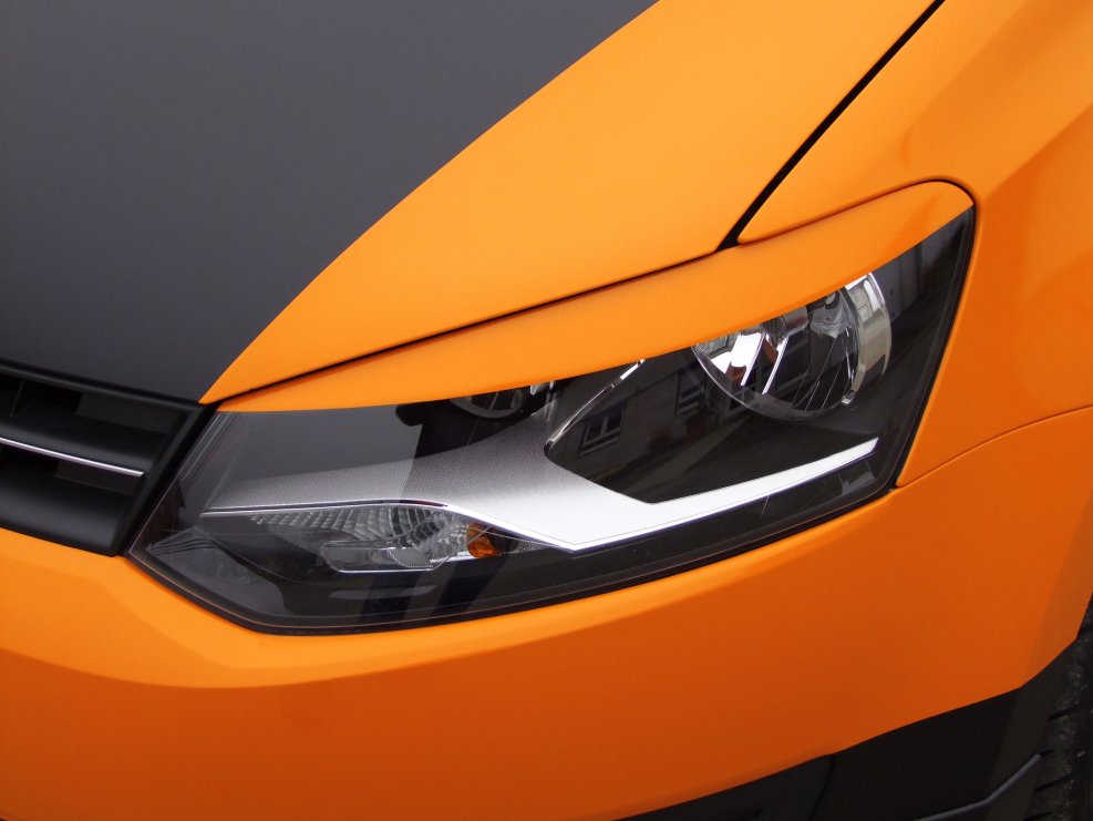 Реснички на фары Volkswagen Polo