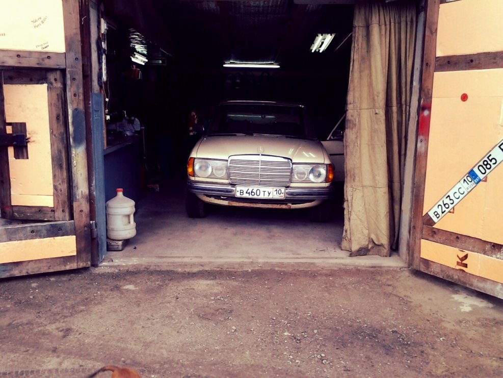 W203 в гараже