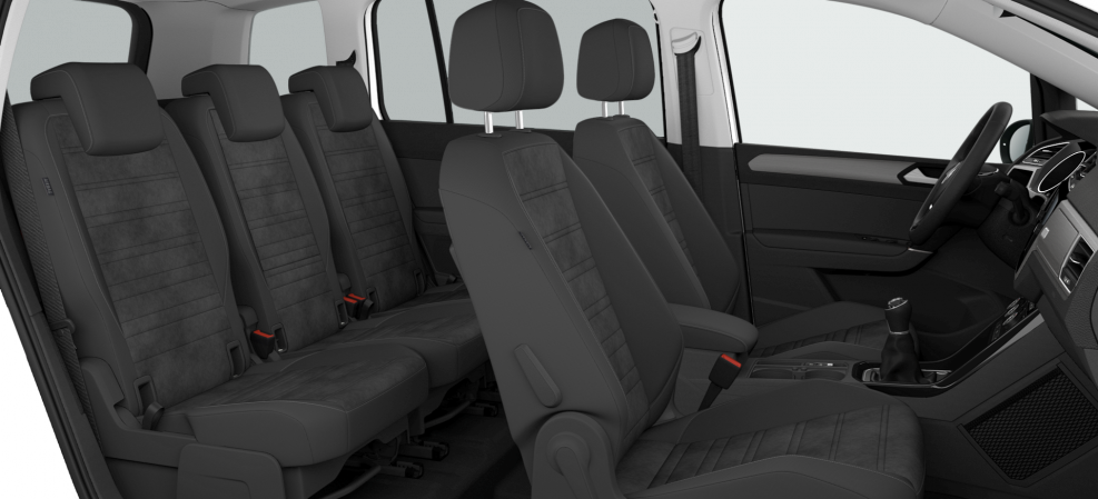 Volkswagen Touran 2009 года салон 3 ряд