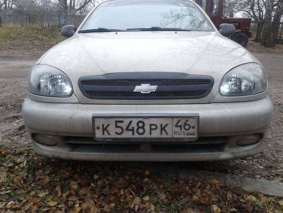 Реснички на фары Daewoo Sens