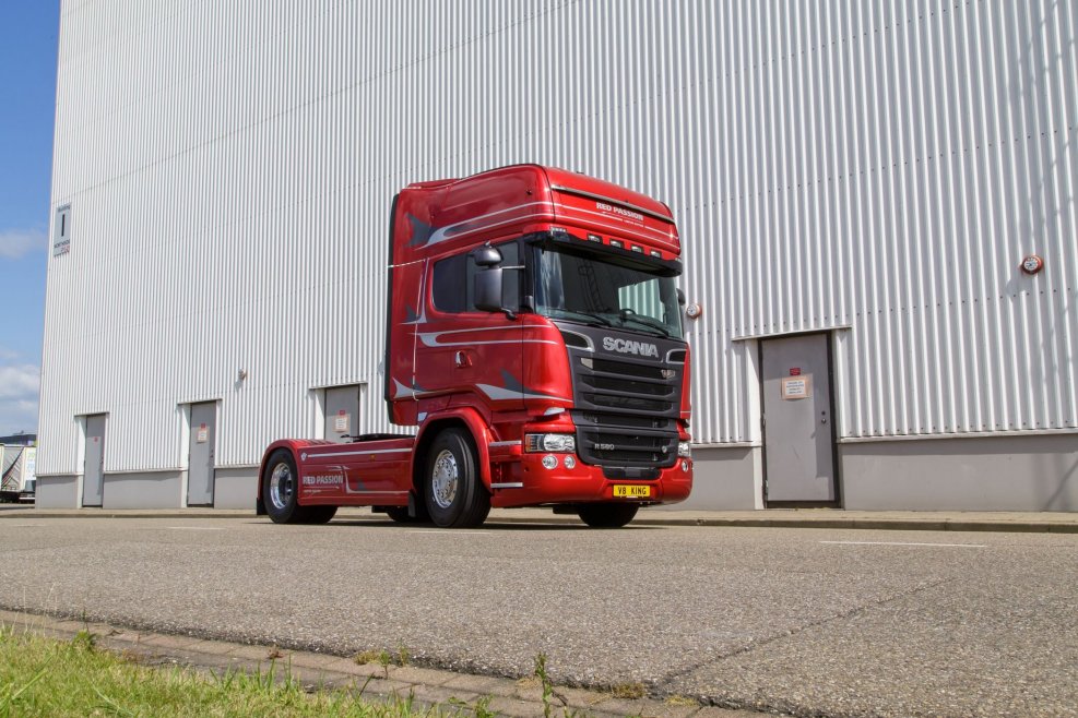 Scania r580 сзади