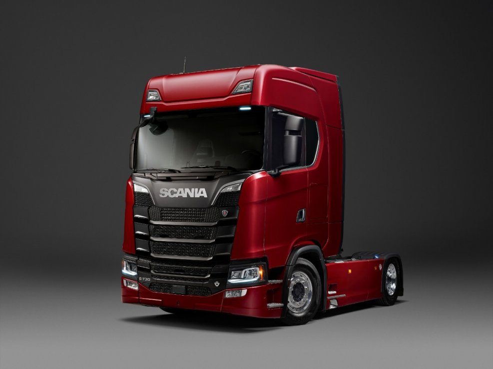 Scania s730 красная