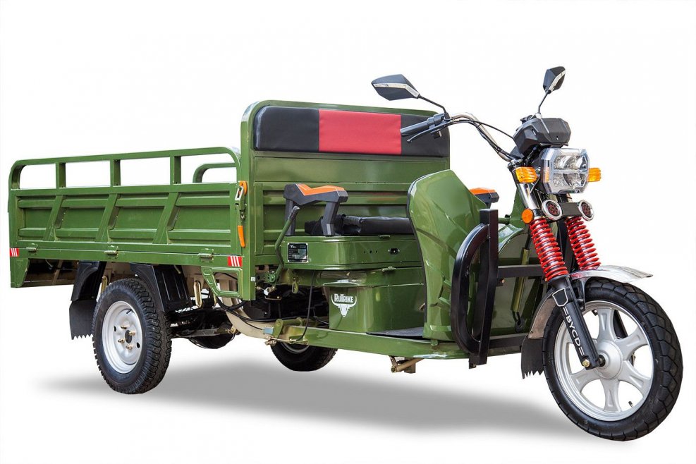 Грузовой электрический трицикл rutrike карго 1800 60v1000w