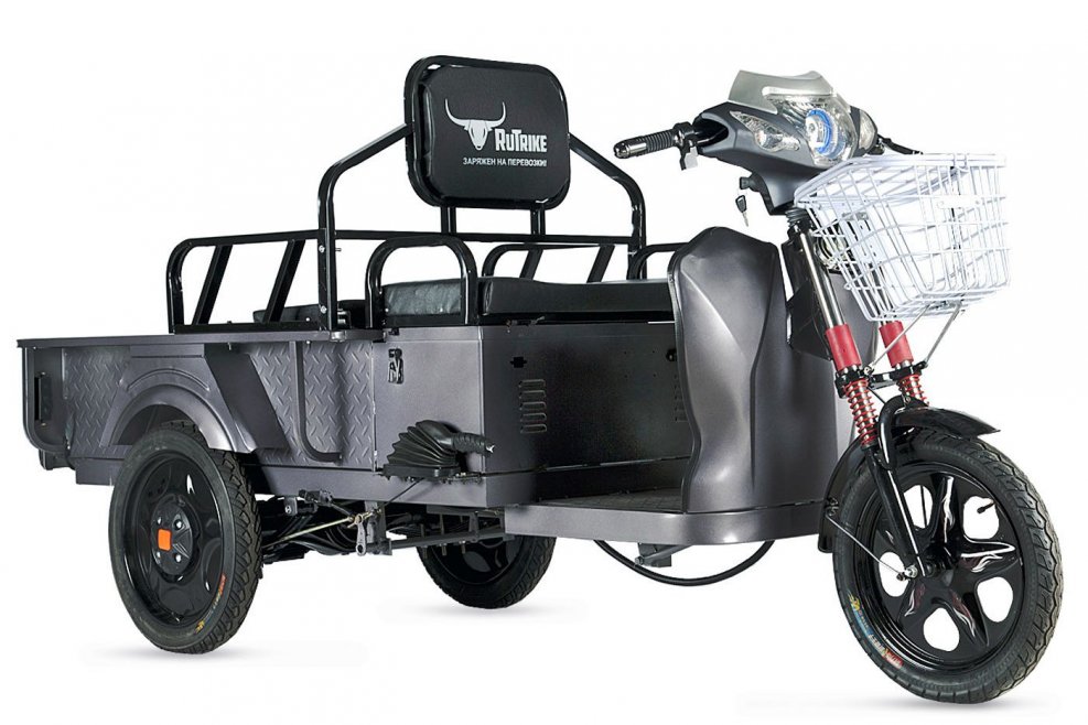 Грузовой электрический трицикл rutrike d1 1200 60v 900w