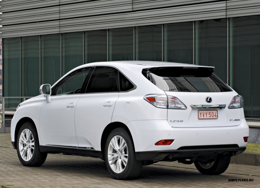 Lexus rx450h белый
