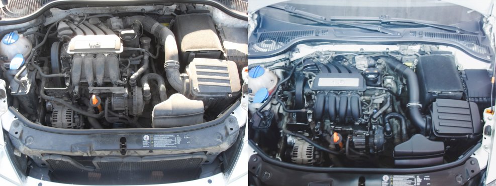 Skoda Octavia a5 1.6 под капотом