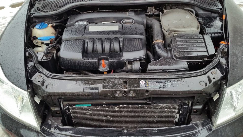 Skoda Octavia a5 под капотом