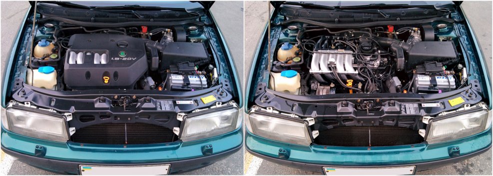 Skoda Octavia, 1997 под капотом