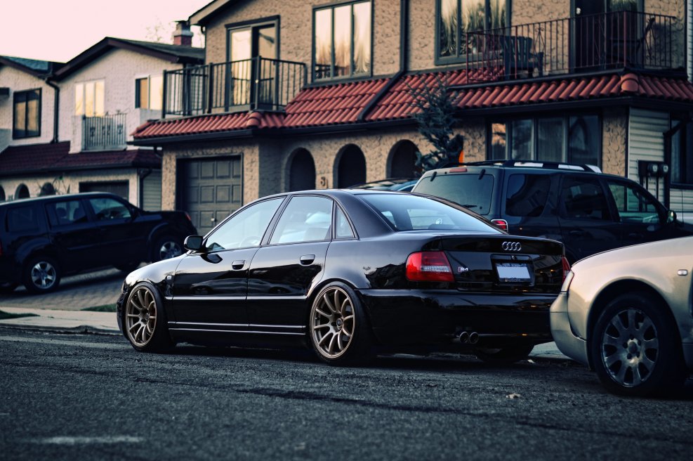 Audi a4 b5 черная