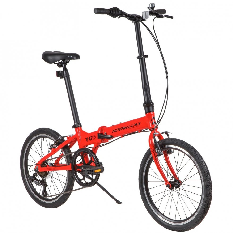 Велосипед Novatrack 20" складной tg20 красный