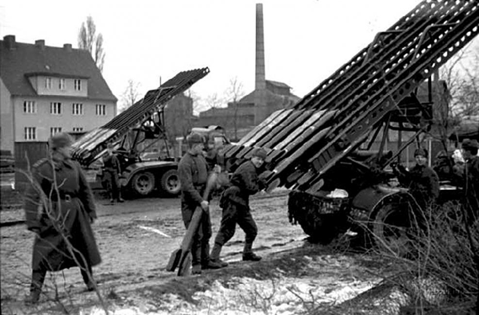 БМ-13 залп