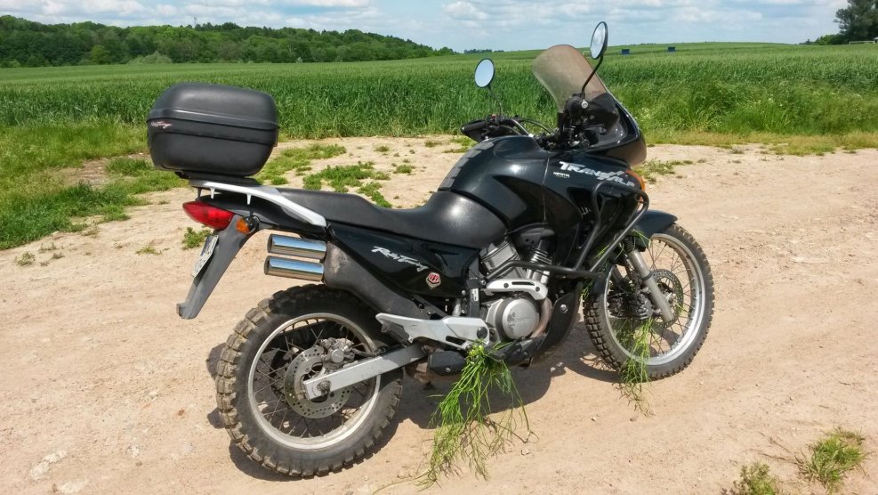 Хонда трансальп 650 синий