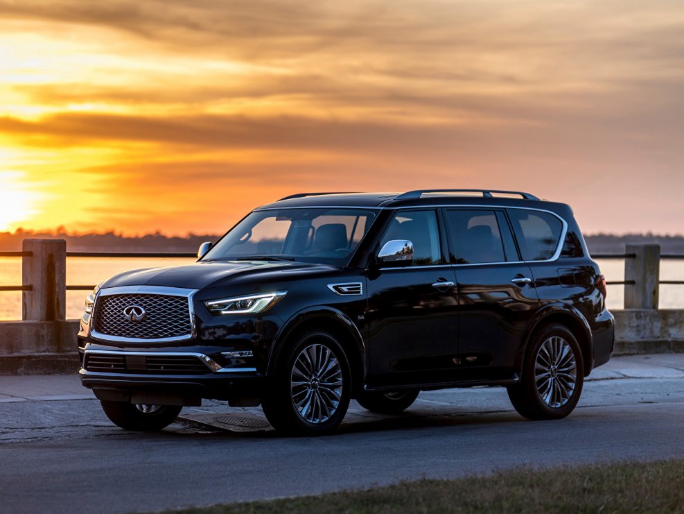 Инфинити qx80 2018 черный