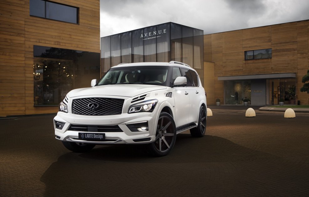 Infiniti qx80 белый