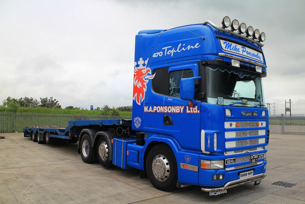 Скания 124l Топлайн