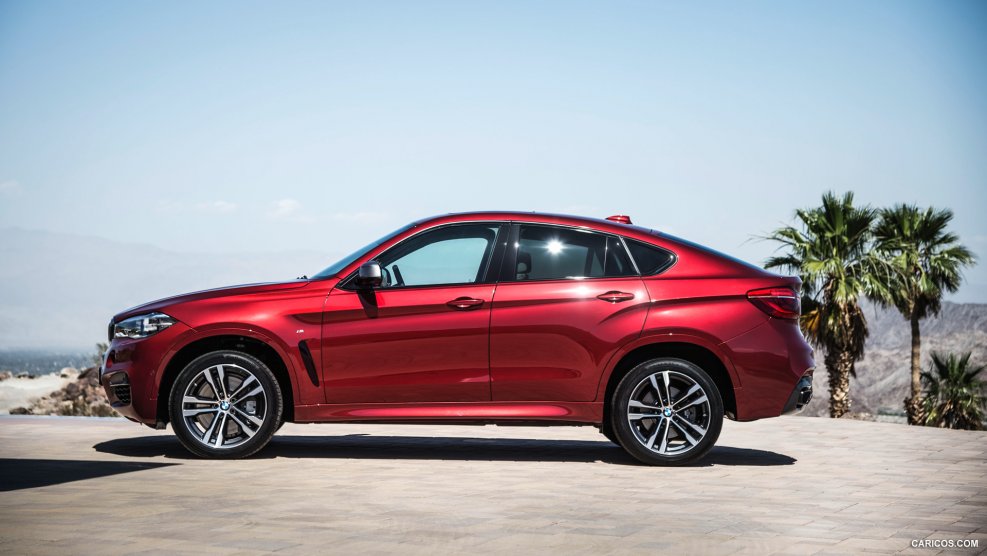 BMW x6 2020 красный