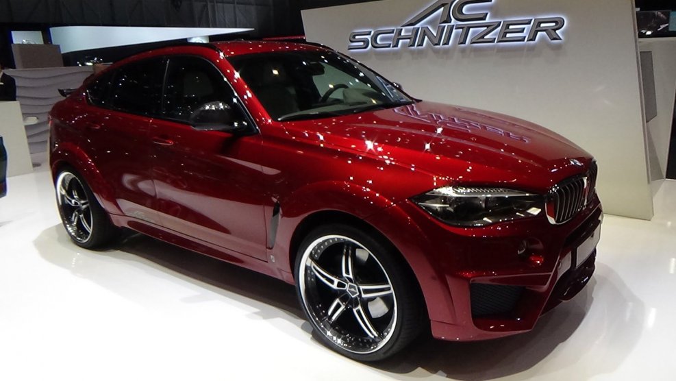 BMW x6 2020 красный