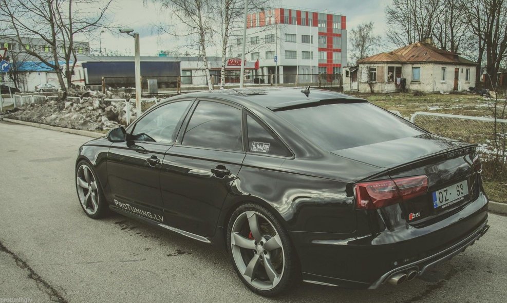 Audi s6 c6 спойлер