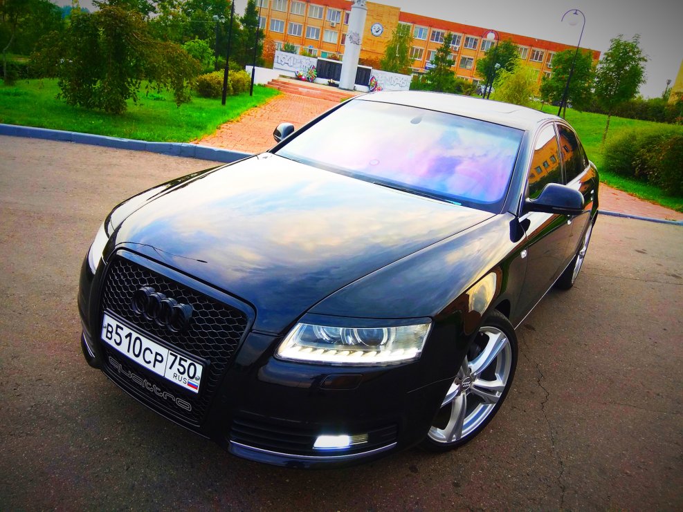 Audi a6 III (c6) чёрный