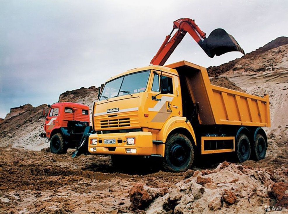 КАМАЗ 43118 экскаватор е195а