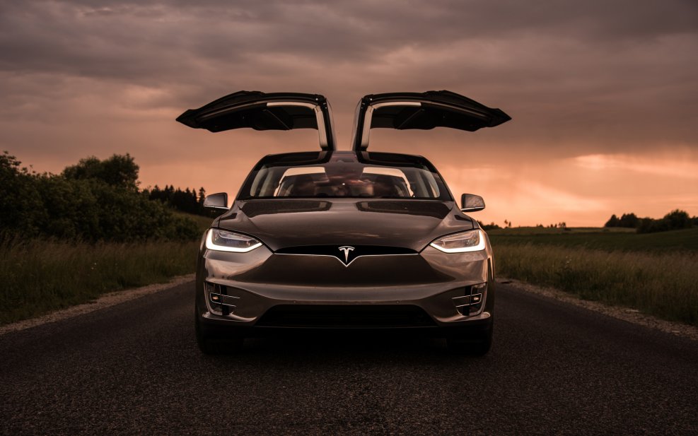 Tesla model x 4к