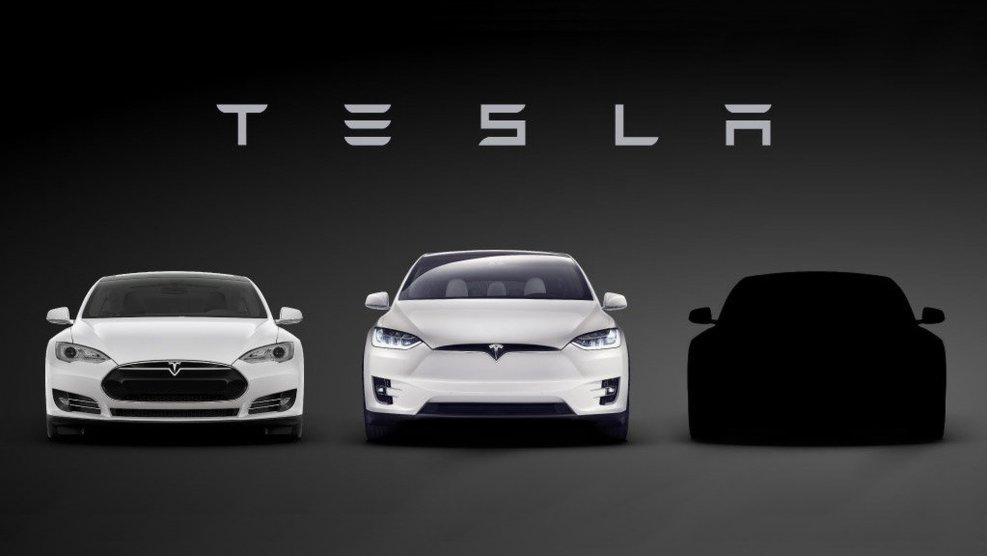 Tesla model 3 фон