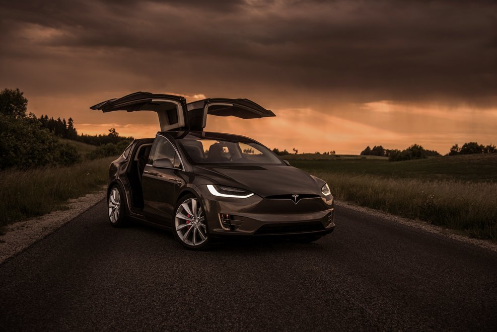 Tesla model x 4к