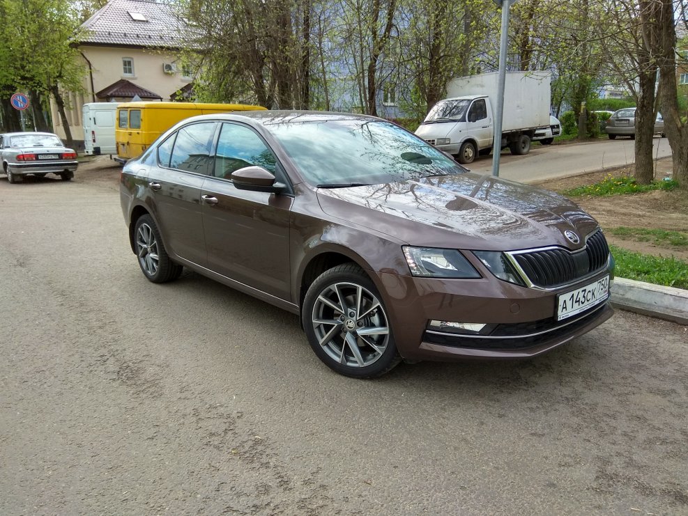 Skoda Rapid коричневый