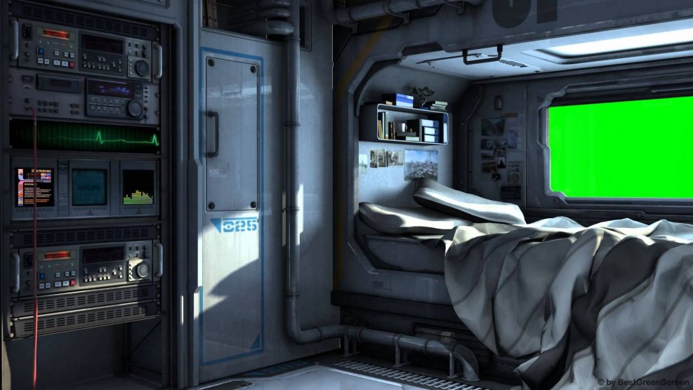 Космический корабль интерьер Sci-Fi