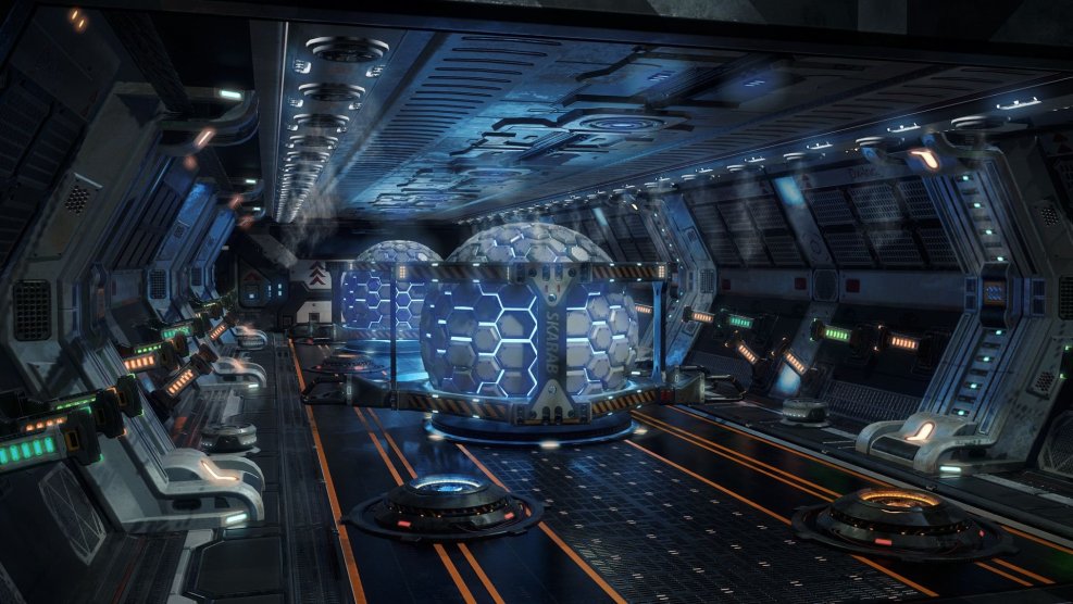 Лаборатория ангар Sci Fi