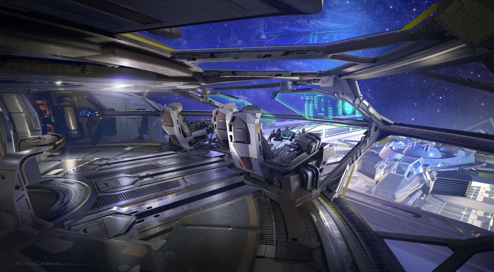 Sci Fi зал управления