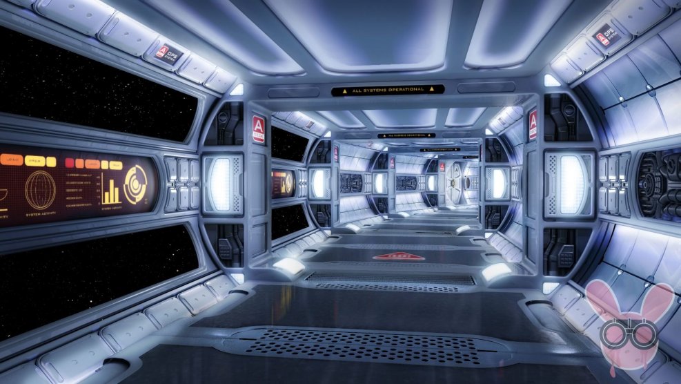 Sci-Fi Starship Corridor