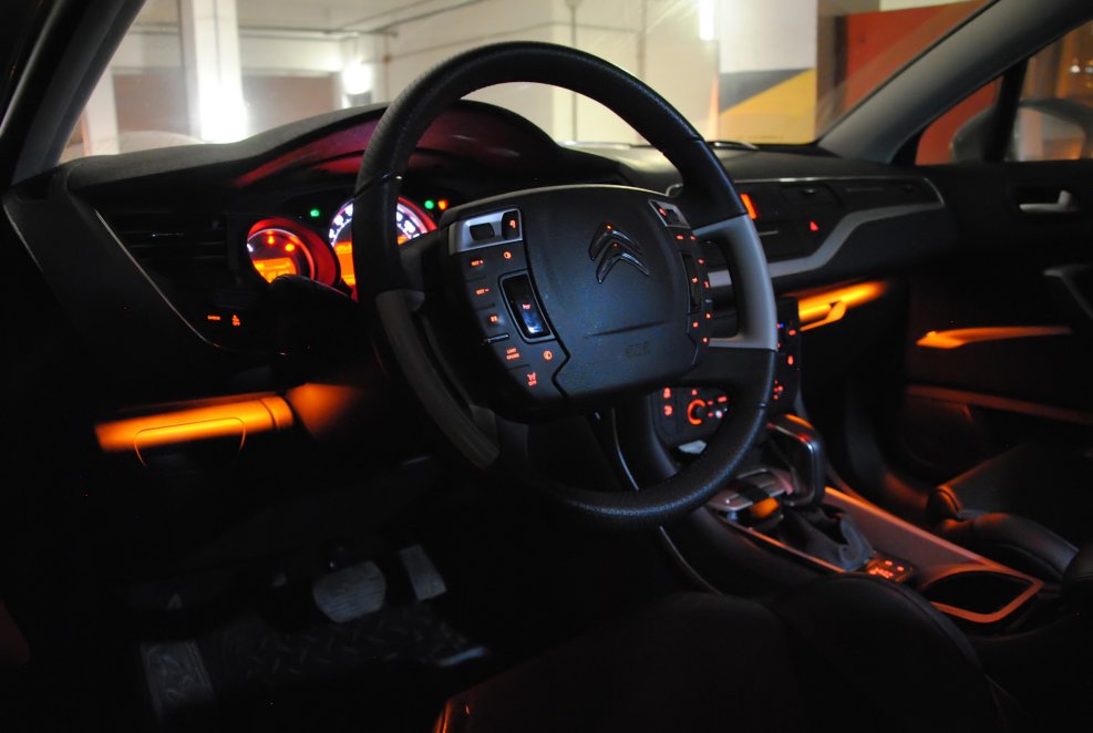 Citroen ds5 салон подсветка