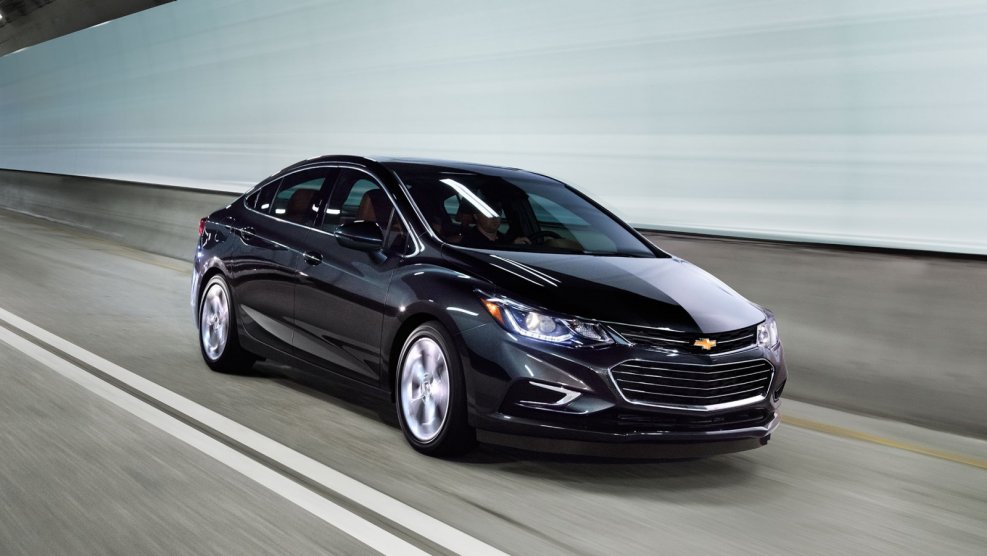 Chevrolet Cruze 2017 черная