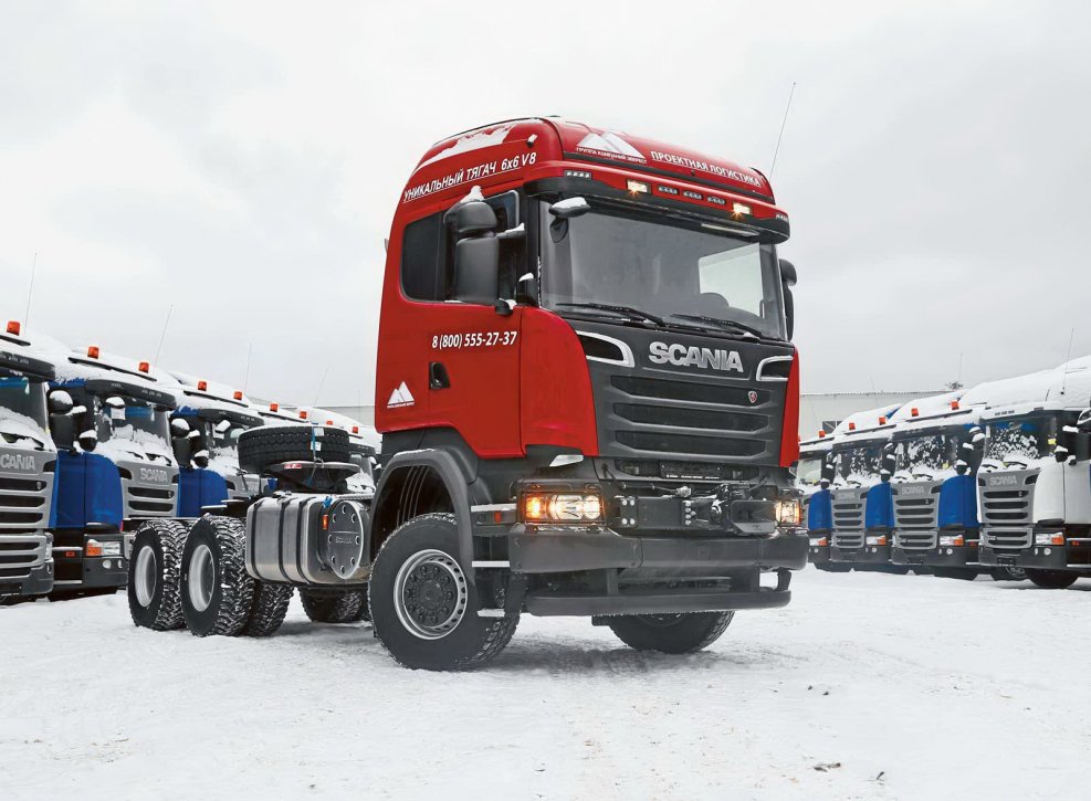 Скания p440 6х4 седельный тягач