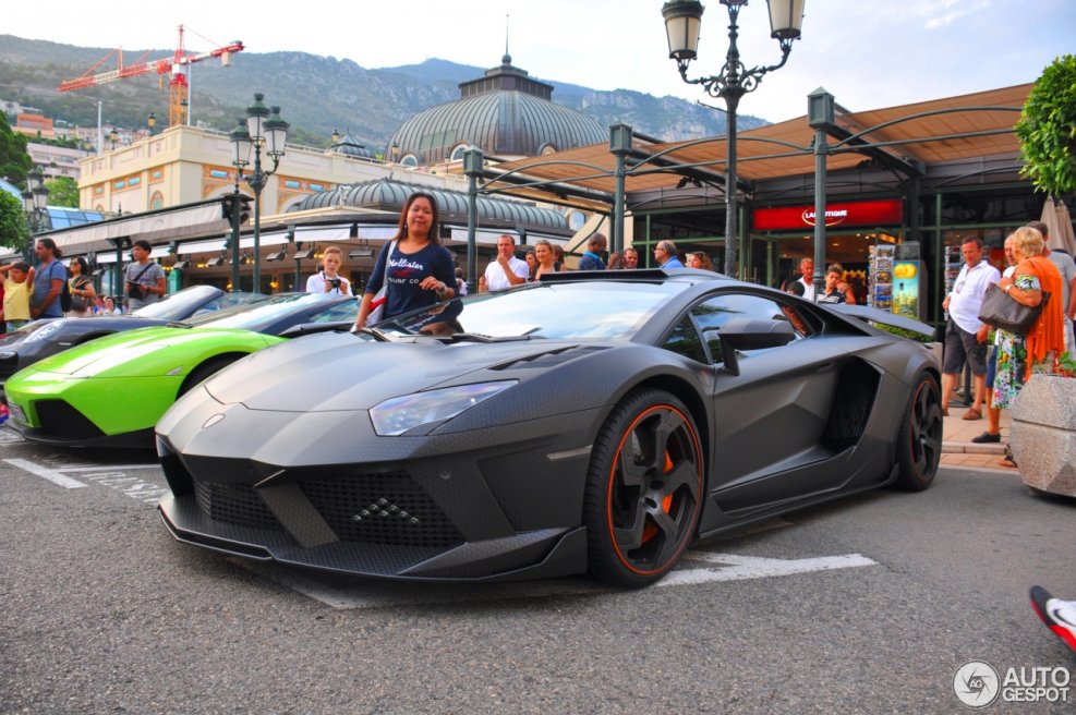 Lamborghini Aventador Mansory Carbonado gt Black Star.